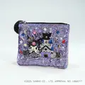 スパンコール刺繍ポーチ“Kuromi” ¥9,690(税込)